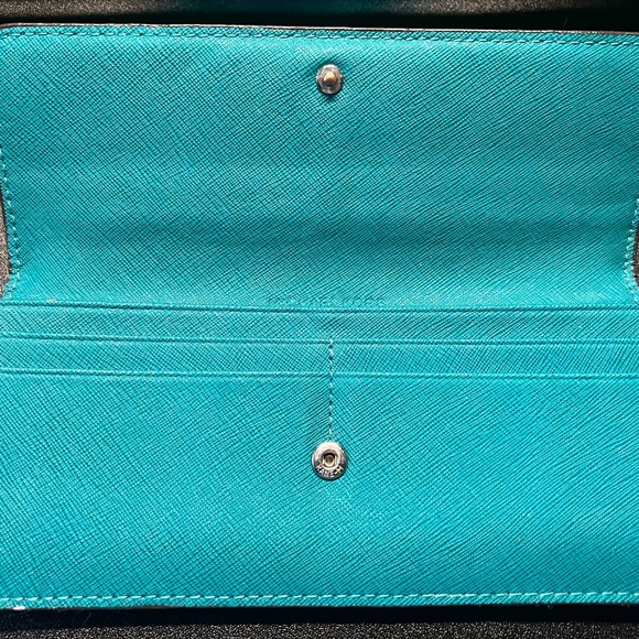 MICHAEL KORS Teal Wallet - Picture 4 of 5